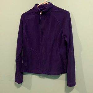 Purple Zip Up Jacket